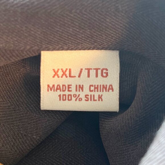 Tommy Bahama Brown 100% Silk Short Sleeve Shirt! - Picture 4 of 16